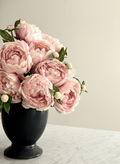 Peonia Premium Rosa claro con Botón - 48 cm