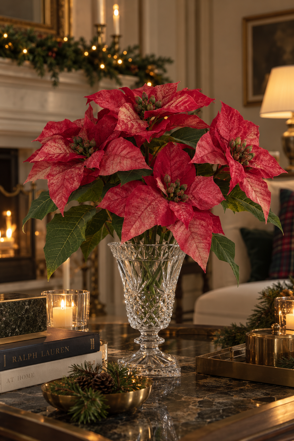 Nochebuena Premium rojo - 60cm