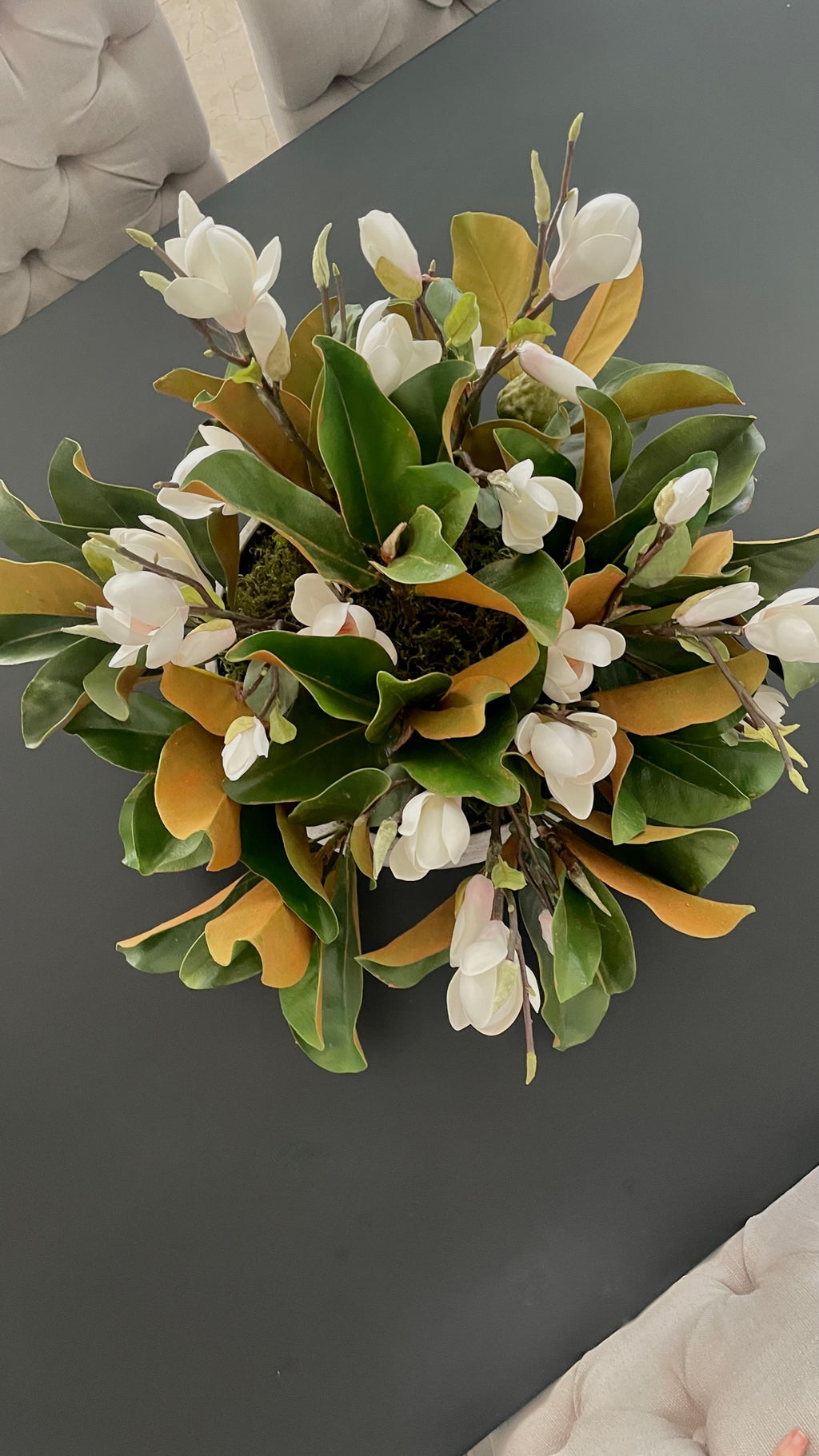Hoja Magnolia Premium - 36 cm