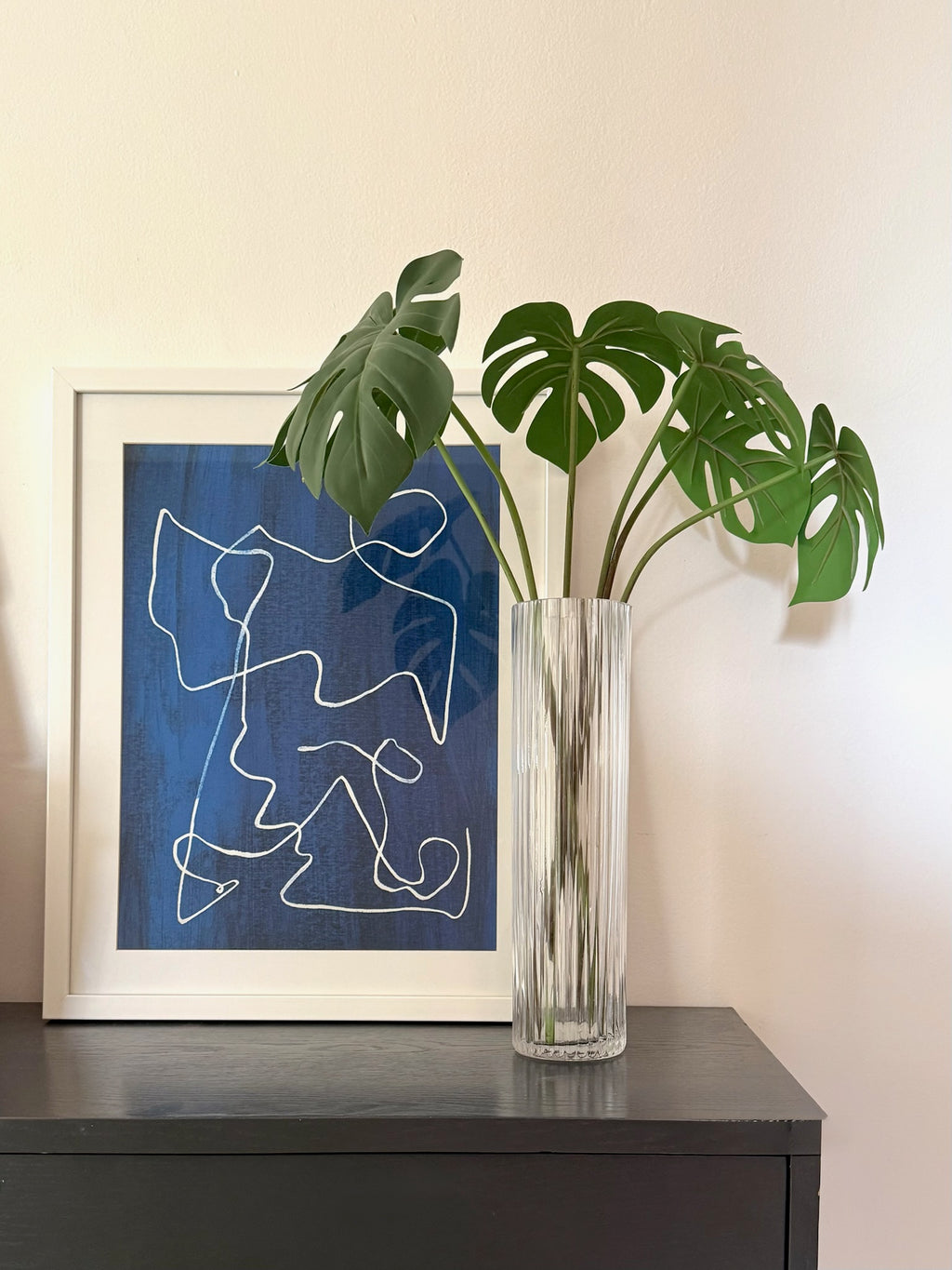 Ramo de Hojas de Monstera - 52 cm
