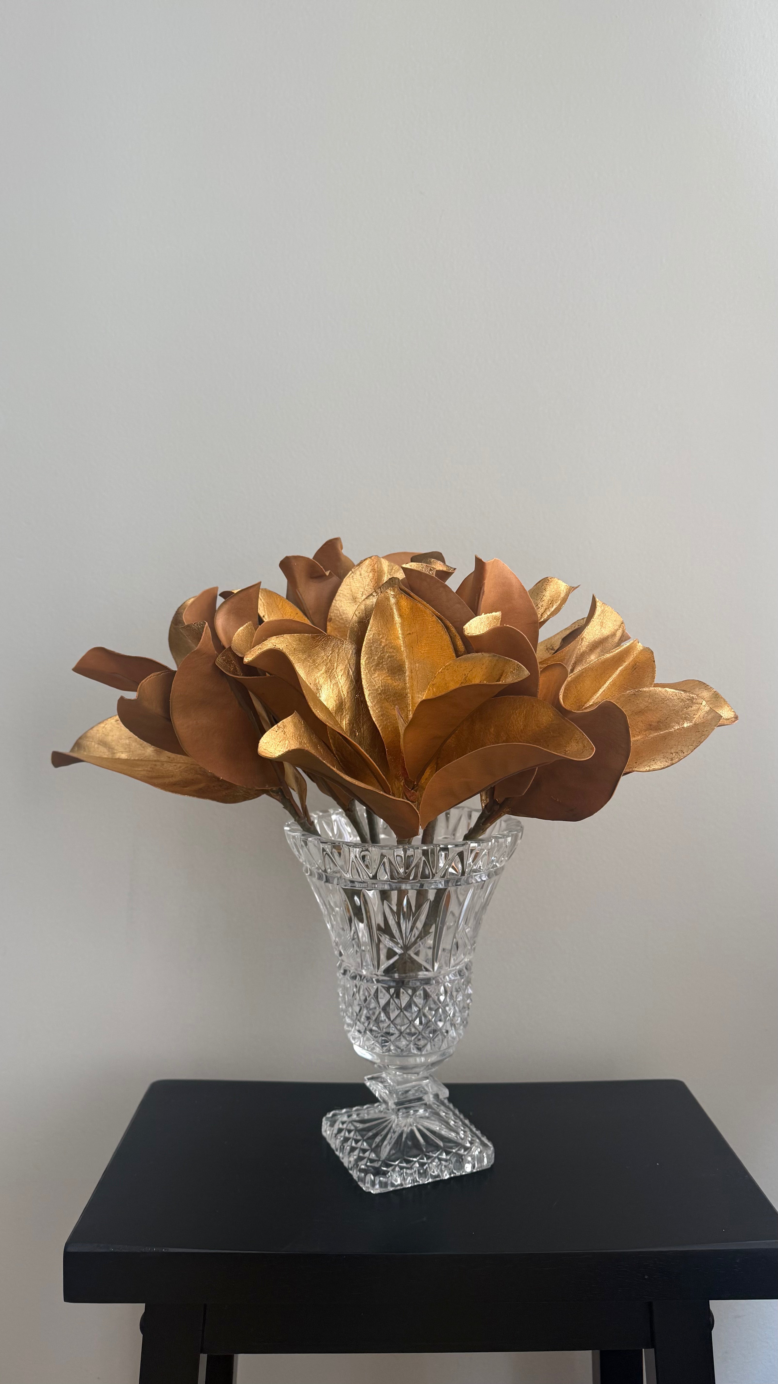 Hoja de Magnolia dorada - 35cm
