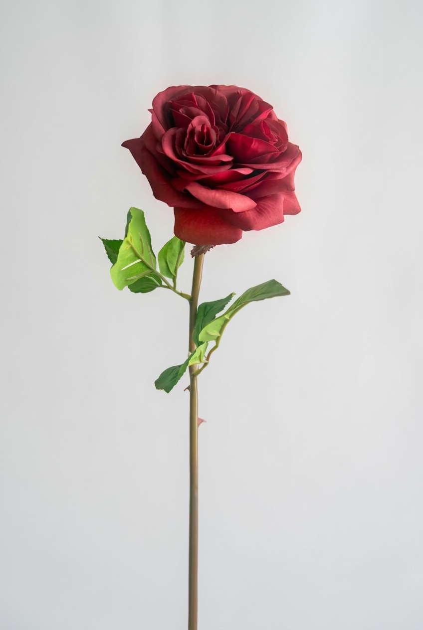 Rosa Natural Touch roja - 60cm