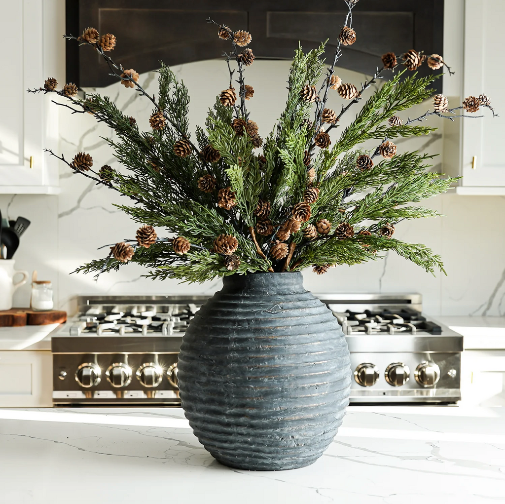 Pinecone Branch - 89 cm